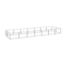 Dog Kennel Silver 14 M Steel