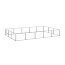 Dog Kennel Silver 15 M Steel