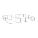 Dog Kennel Silver Steel