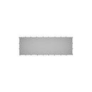 Dog Kennel Silver 330 X 110 X 110 Cm Steel