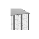 Dog Kennel Silver 330 X 110 X 110 Cm Steel