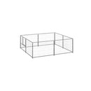 Dog Kennel Silver 4 Steel