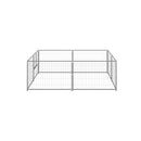 Dog Kennel Silver 4 Steel