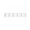 Dog Kennel Silver 5 M Steel