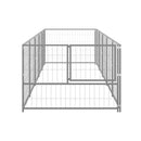 Dog Kennel Silver 5 M Steel