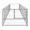 Dog Kennel Silver 7 M Steel