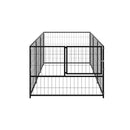 Dog Kennel Steel 3 Black