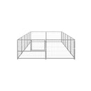 Dog Silver Kennel 10 Steel