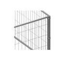 Dog Silver Kennel 10 Steel