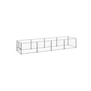 Dog Silver Kennel Steel