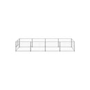 Dog Silver Kennel Steel