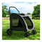Pet Stroller Dog Pram Large Carrier Travel Foldable Strollers 4 Wheels