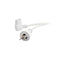Doss 2M Right Angle IEC End Power Cord White
