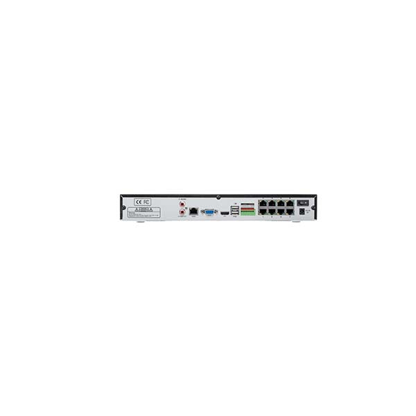 Doss 16Ch 8 Poe Iq Analysis 4K Nvr 2 X Hdd Fisheye Compatible