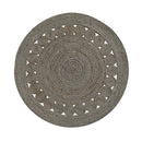 Dot Rose Grey Classic Rug 140Rnd