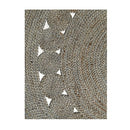 Dot Rose Grey Classic Rug 140Rnd