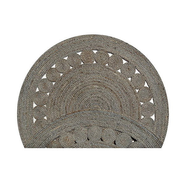 Dot Rose Grey Classic Rug 140Rnd