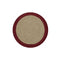 Dot Border Blush Round Rug