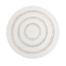 Dotti Saskia Round White Cotton Rug 160Rnd