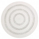 Dotti Saskia Round White Rug