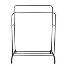 Double Heavy Metal Clothes Rail Hanging Rack Stand Storage Shelf