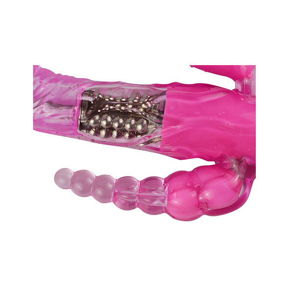 Double Rabbit Adult Sex Toy Vibrator Dildo Clit Anal Massager