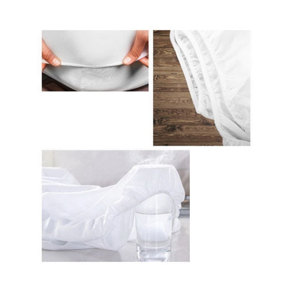 Double Size Waterproof Bamboo Mattress Protector