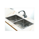 Double Square Cube Stainless Steel Sink 865 x 440mm