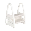 Double Toddler Ladder Standing Chair Step Stool Foot Toilet