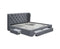 Queen Size Bed Frame Base Mattress With Storage Drawer Fabric Mila