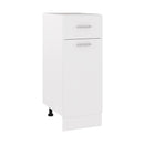 Drawer Bottom Cabinet White Chipboard