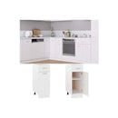Drawer Bottom Cabinet White Chipboard