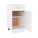 Drawer Bottom White Cabinet Chipboard