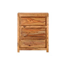 Drawer Cabinet 60 X 33 X 75 Cm Solid Wood Acacia