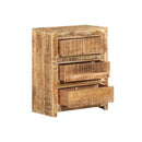 Drawer Cabinet 60 X 33 X 75 Cm Solid Wood Mango