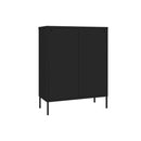 Drawer Cabinet Steel Black