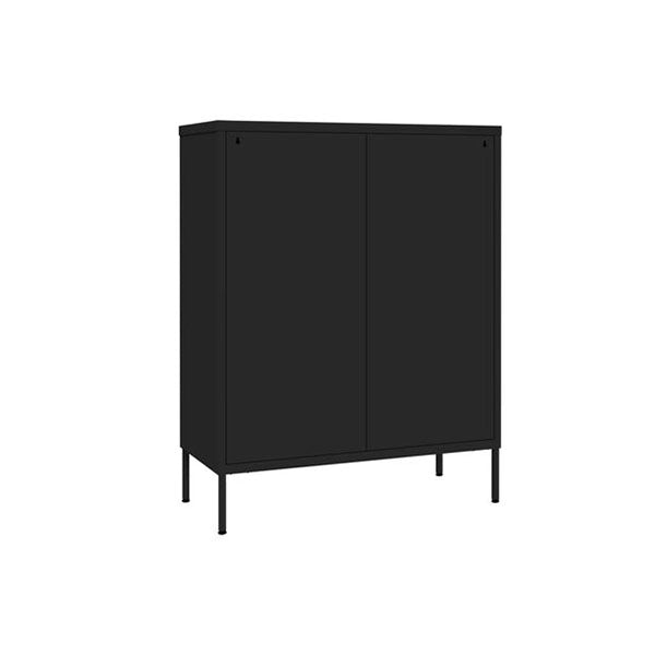 Drawer Cabinet Steel Black