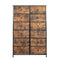Storage Cabinet Tower Chest Drawers Dresser Tallboy Drawer Retro Brown