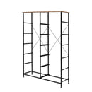 Storage Cabinet Tower Chest Drawers Dresser Tallboy Drawer Retro Brown