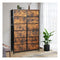 Storage Cabinet Tower Chest Drawers Dresser Tallboy Drawer Retro Brown