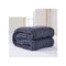 Dreamz Knitted Weighted Blanket Dark Grey