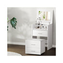 Dressing Bedside Table 2 In 1 Set Hidden Makeup Mirror