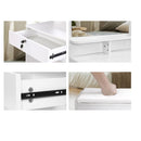 Dressing Table Mirror Stool Jewelry Cabinet Makeup Organizer Drawer