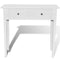 Dressing Console Table with Two Drawers - White