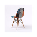 2 Pcs Dsw Dining Chair Fabric Multi