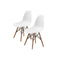 2 Pcs Dsw Dining Chair White