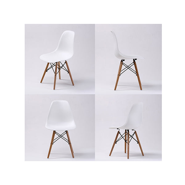 2 Pcs Dsw Dining Chair White