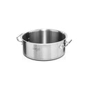 Dual Burners Cooktop Cast Iron Skillet And Stainless Steel Stockpot