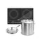 Dual Burners Cooktop Stainless Steel Stockpot And Induction Fry Pan
