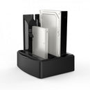 Dual Bay USB Docking Station for SATA Drive Black